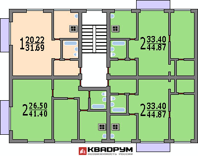 Планировки квартир / 5-9 этажные дома / планировки домов сер.